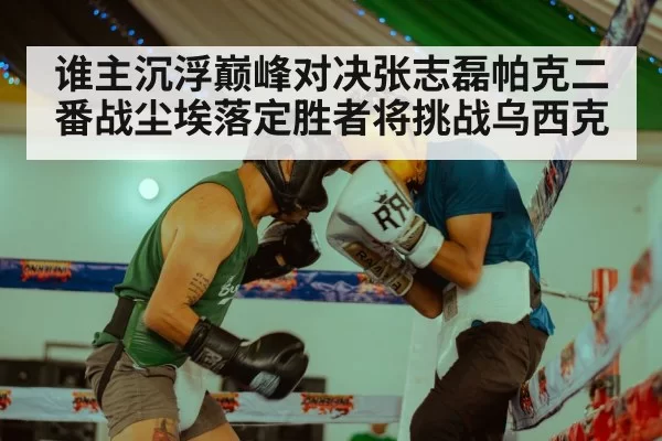 谁主沉浮巅峰对决张志磊帕克二番战尘埃落定胜者将挑战乌西克